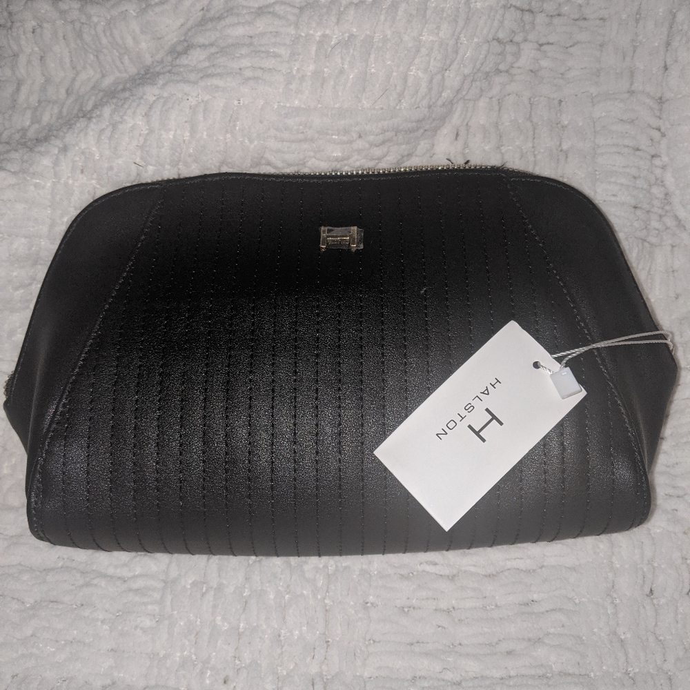 H by Halston makeup bag